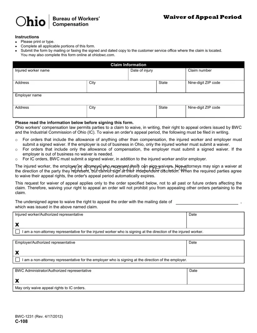 C 108 Ohio Template in PDF