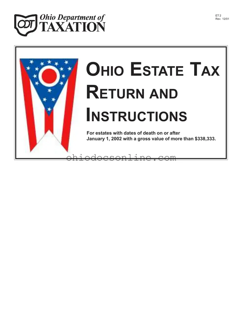 Ohio Et 2 Template in PDF