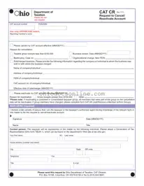 Cat Cr Ohio Template in PDF