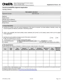Ohio Epa 4309 Template in PDF