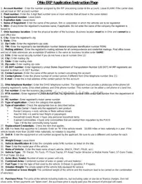 Ohio Irp Application Template in PDF