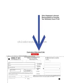Ohio It 941 Template in PDF