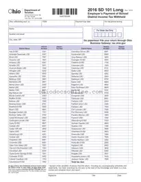 Ohio Sd 101 Template in PDF