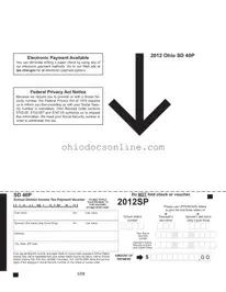 Ohio Sd 40P Template in PDF
