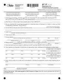 Ohio St 1T Template in PDF